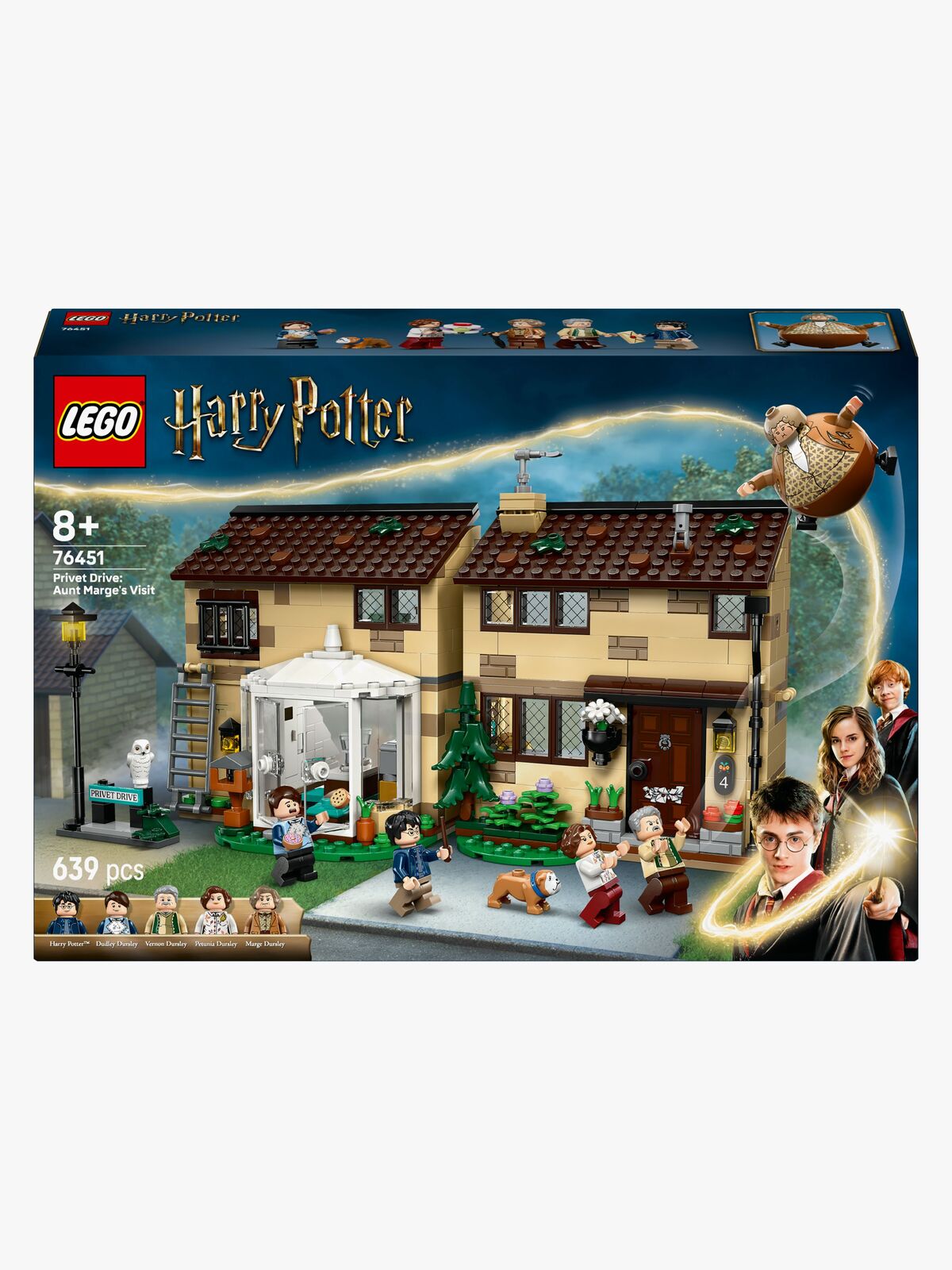 LEGO Harry Potter 76451 Ligustervænget: Tante Marges besøg