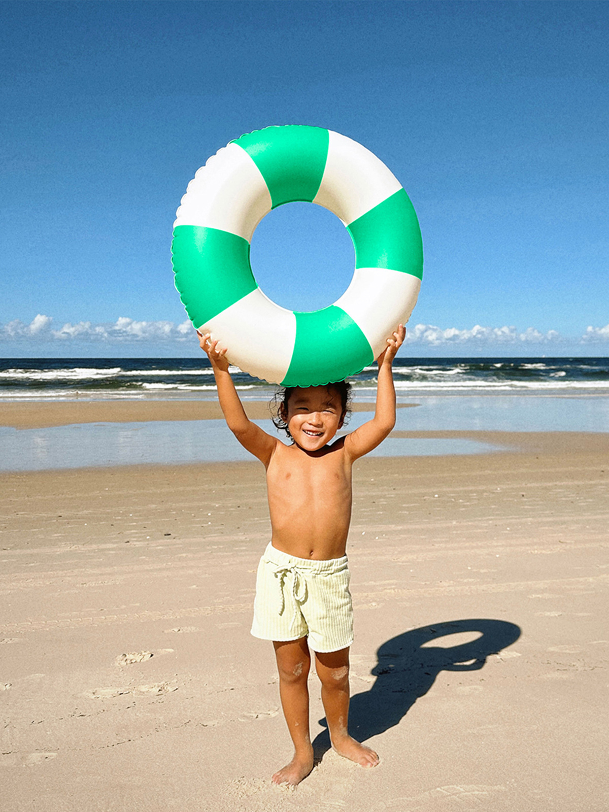 SUNNYLiFE Mini Badering, Pool Party Green Stripe