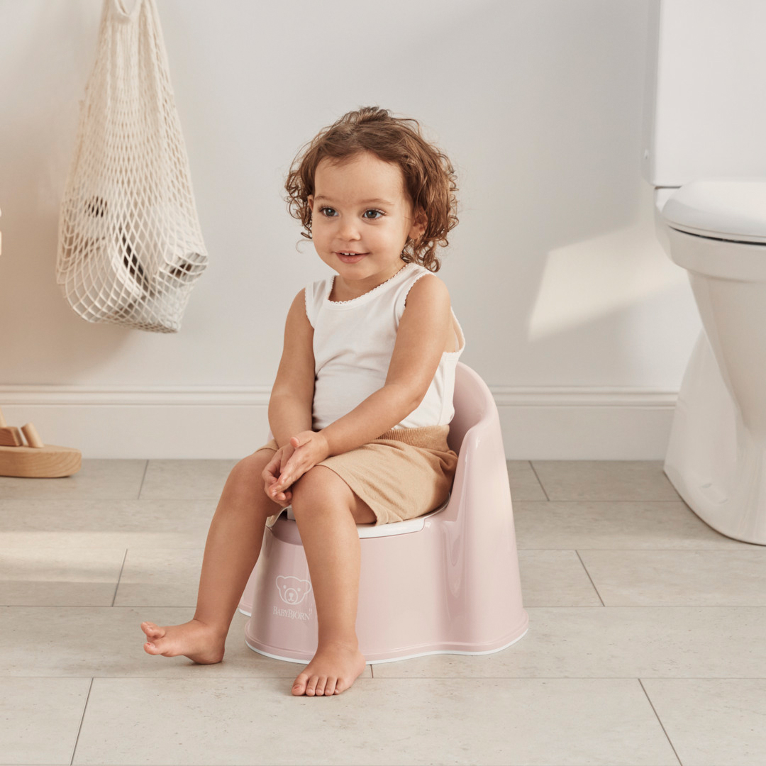 BabyBjörn Pottestol, Pink/White