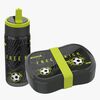 LunchBuddies Football Madkasse og Flaske, Black