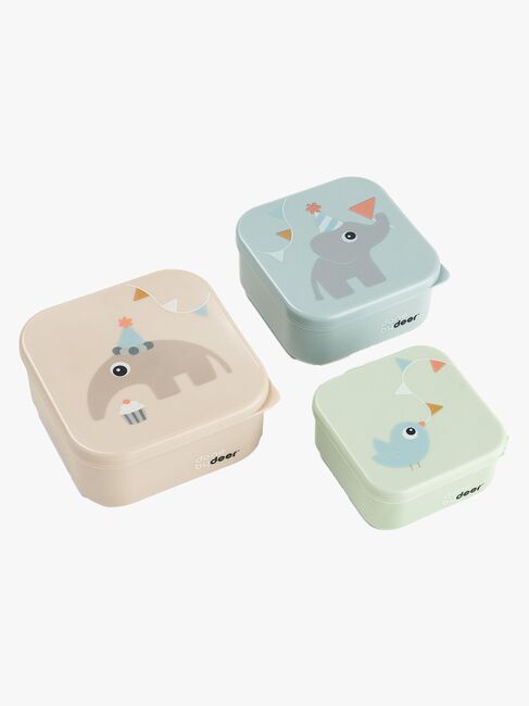 Done By Deer Celebration Madkasse 3-pak, Colour Mix