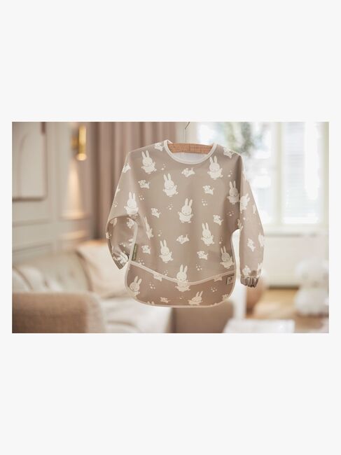 Jollein Miffy&Snuffy  Langærmet Hagesmæk, Olive Green