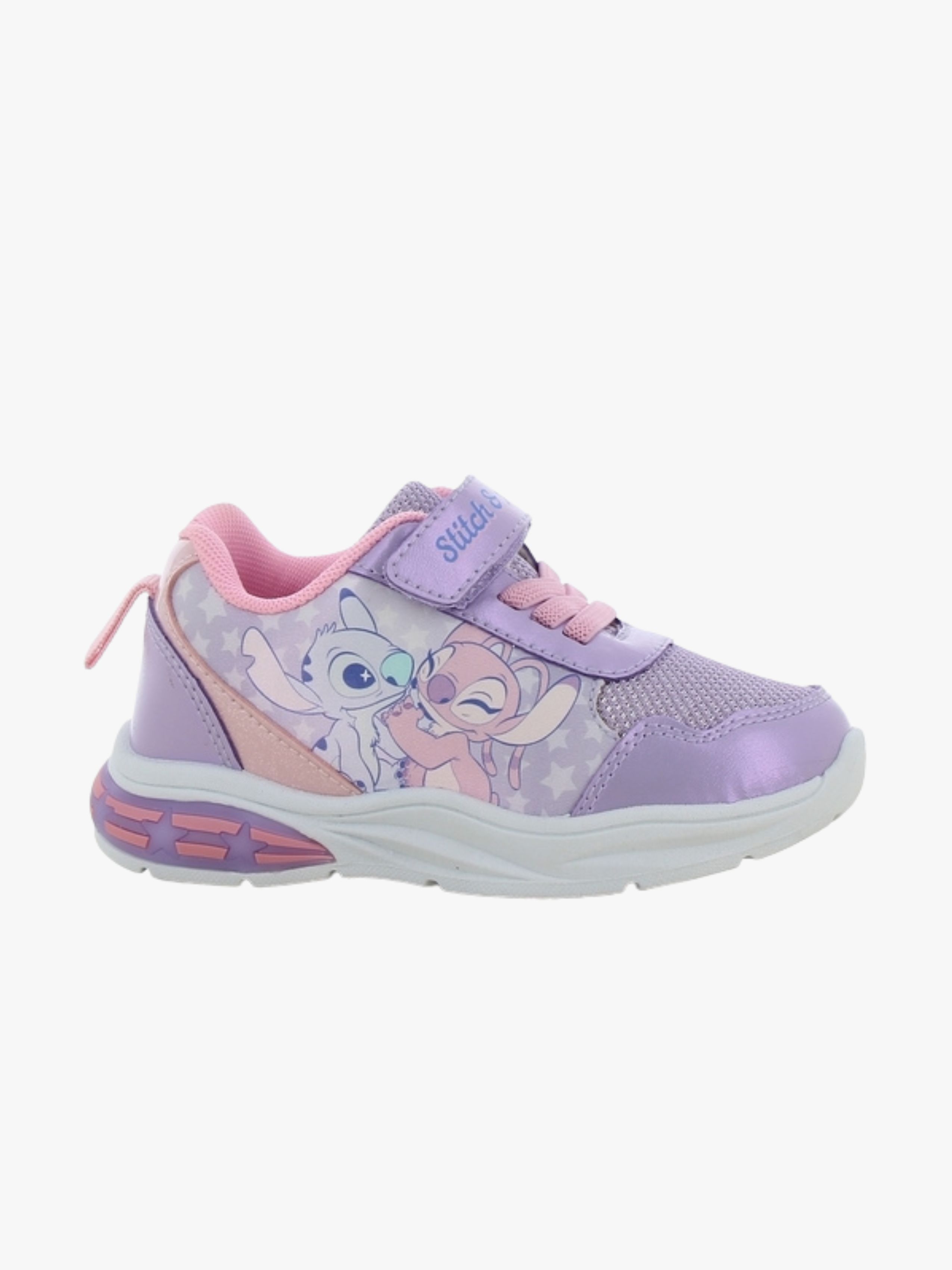 Disney Lilo &  Stitch Blinkende Sneakers, Lilac/Pink, 26