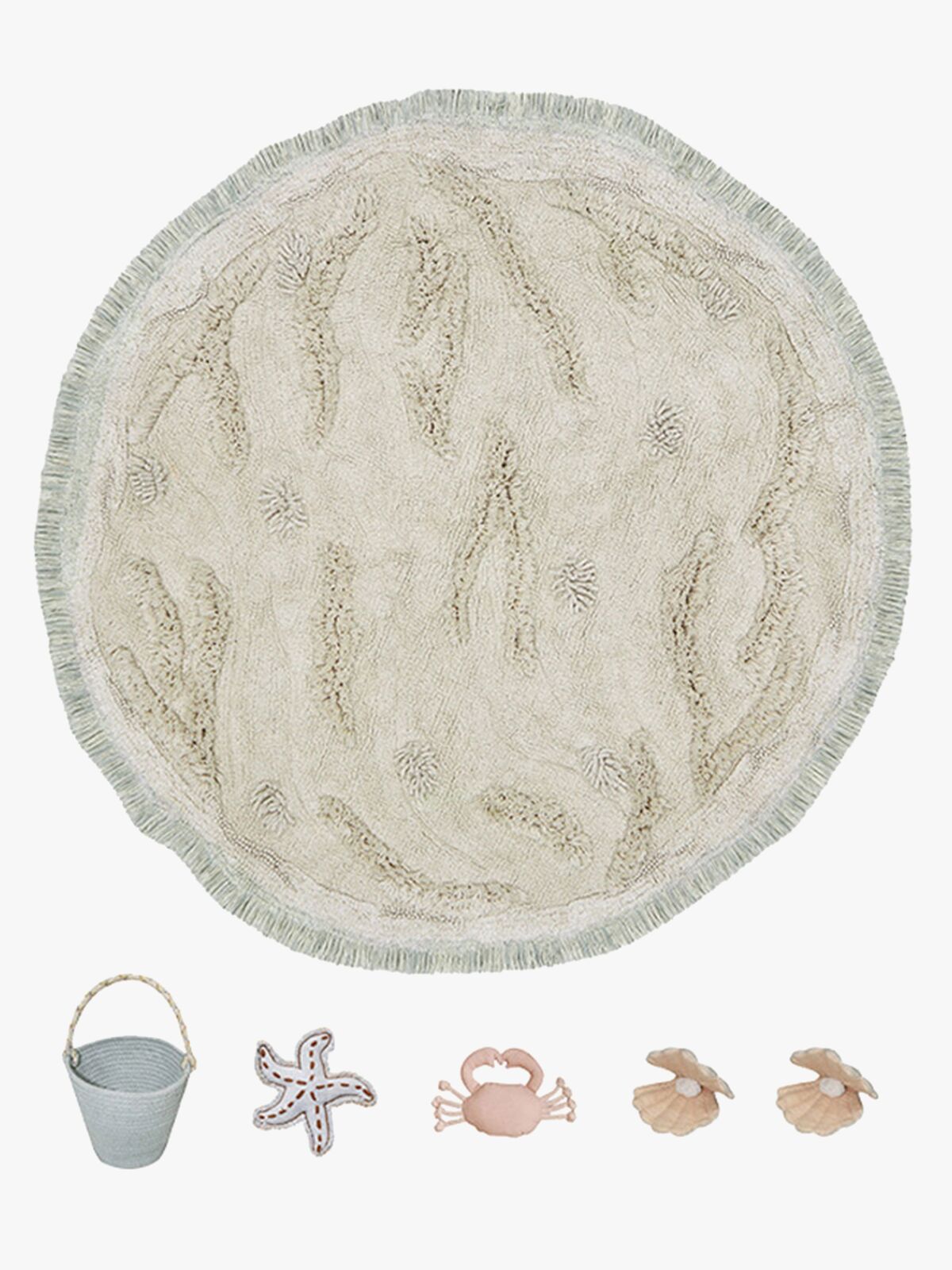 Lorena Canals Legetæppe Island Ø120