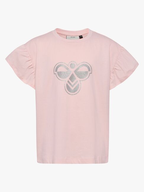 Hummel JR Ruffle T-shirt, Pale Lilac