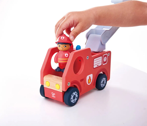 Hape Eventyrbog med Legesæt The Roaring Fire Truck