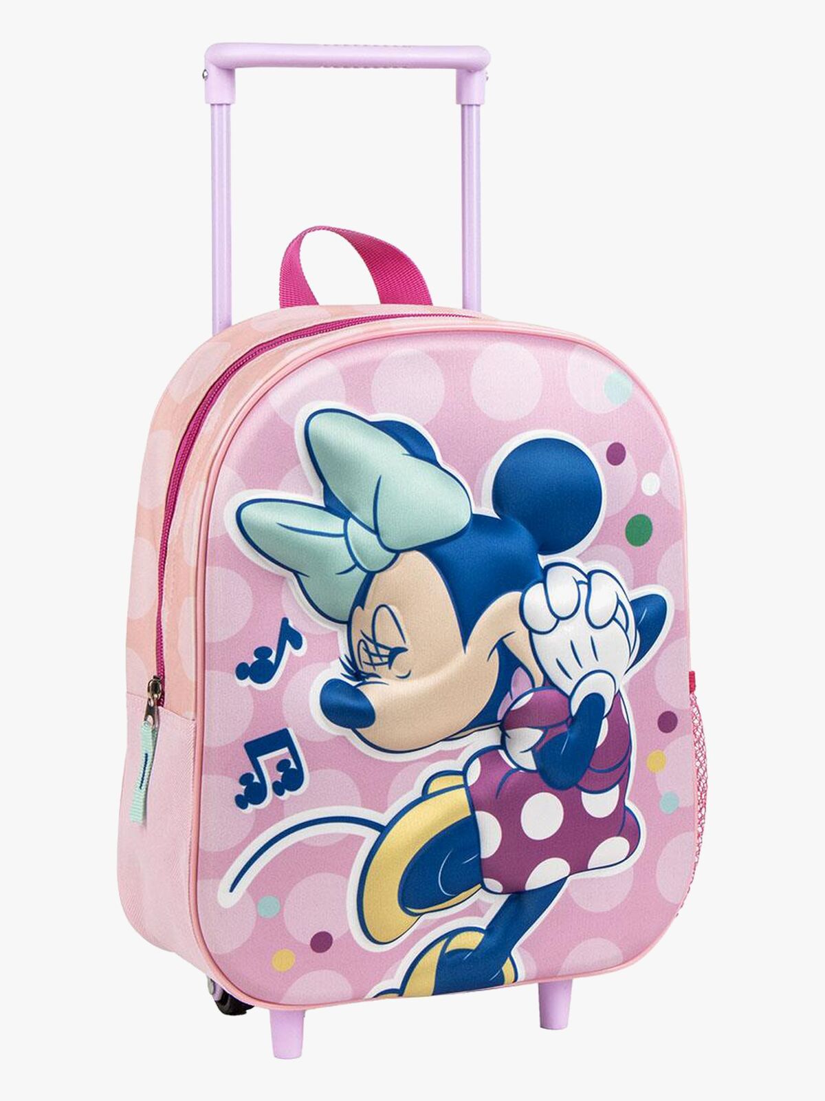Disney Minnie Mouse 3D Trolley Kuffert, Pink