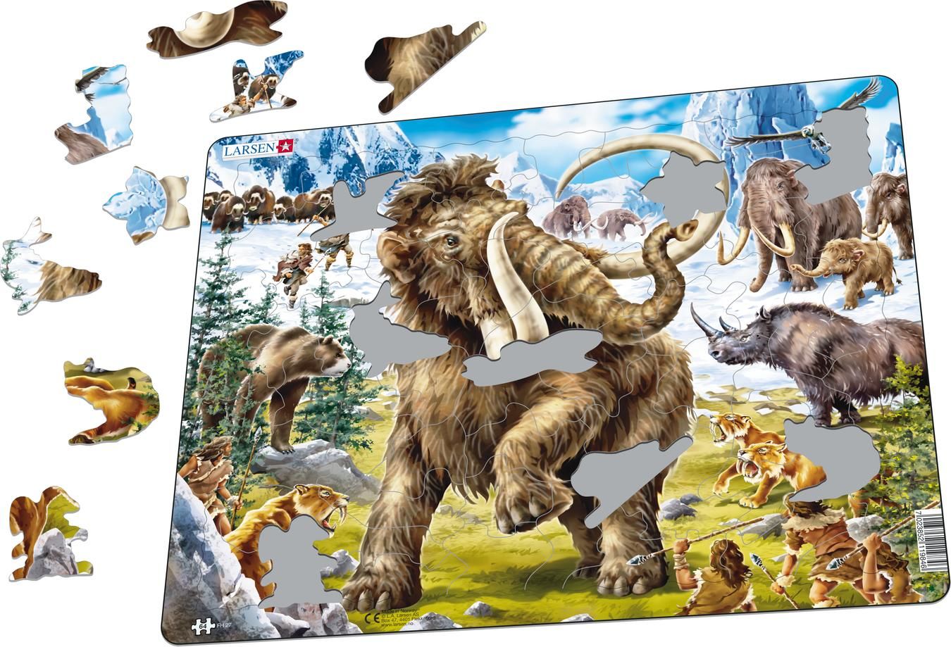 Køb Larsen Mammut 64 Brikker | Jollyroom