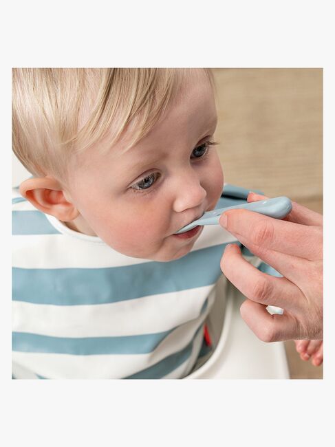 Done By Deer Foodie Bestik Happy Dots, Blå