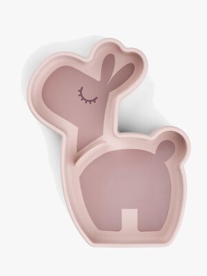 Done By Deer Stick & Stay Silikonetallerken Lalee, Powder