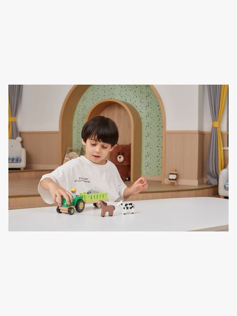 VIGA Farm Traktor med Anhængervogn