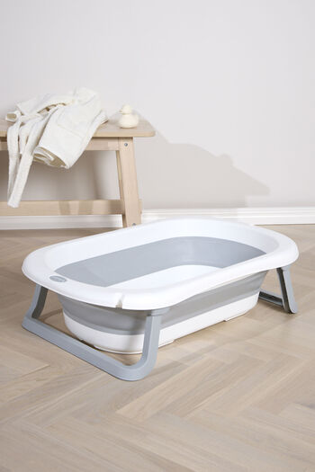 Beemoo CARE Assist Sammenfoldeligt Badekar, White/Grey
