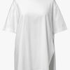 Boob Oversized T-shirt med Slids, White