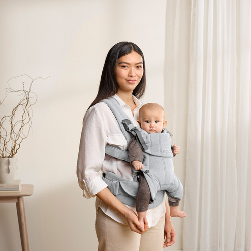BabyBjörn Harmony Bæresele Woven, Light Grey Melange