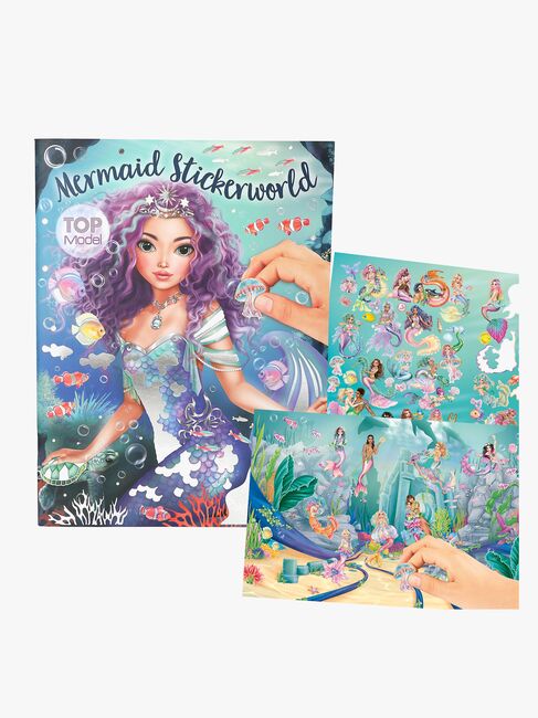TOPModel Stickerworld Klistermærkebog Havfrue, Metallic