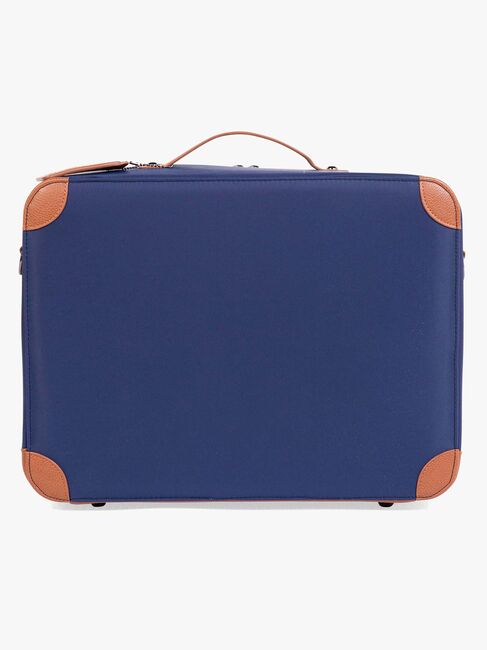Childhome Mini Traveler Kuffert, Navy/White