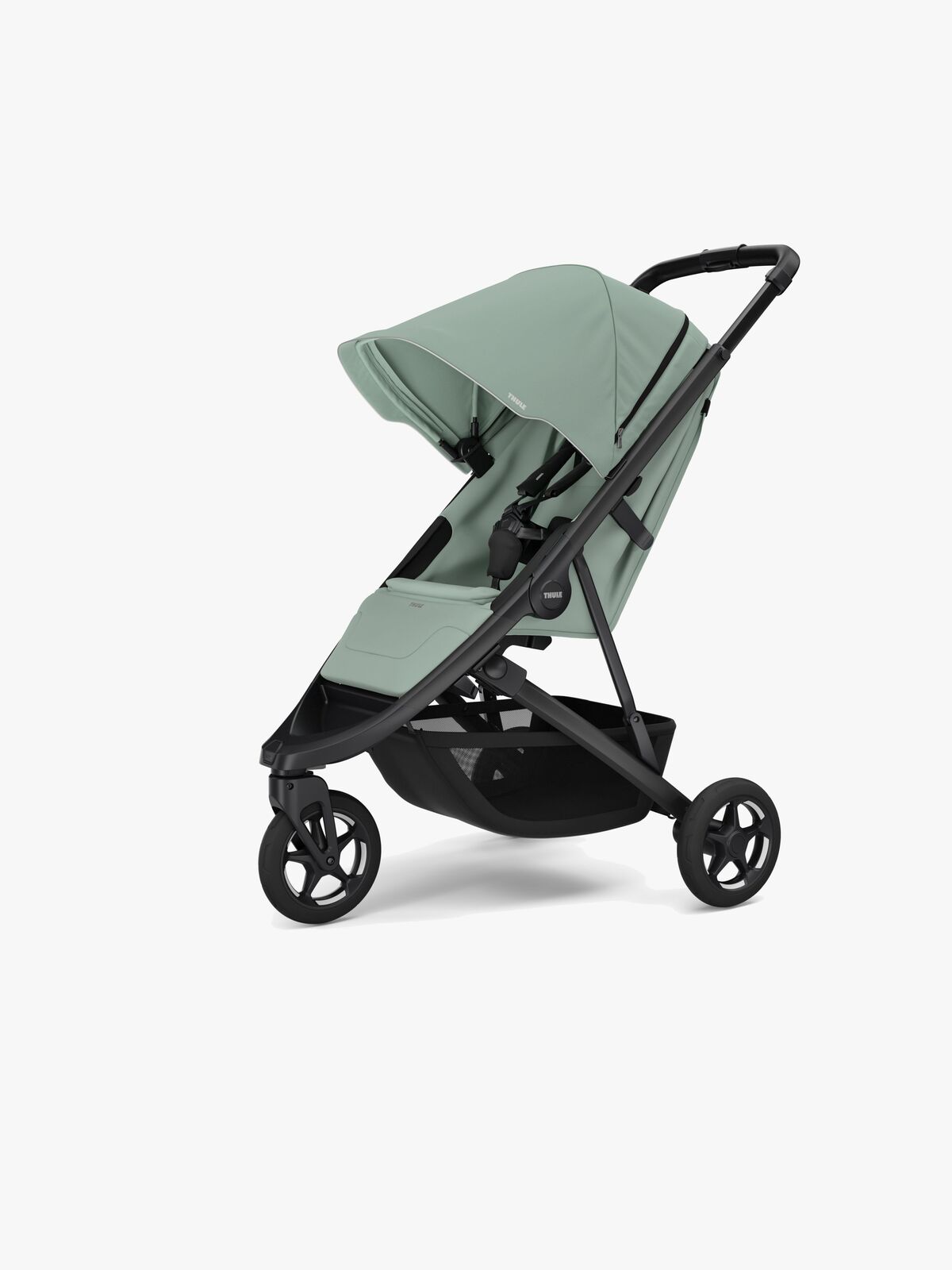 Thule Spring 2 Klapvogn, Mist Green/Black