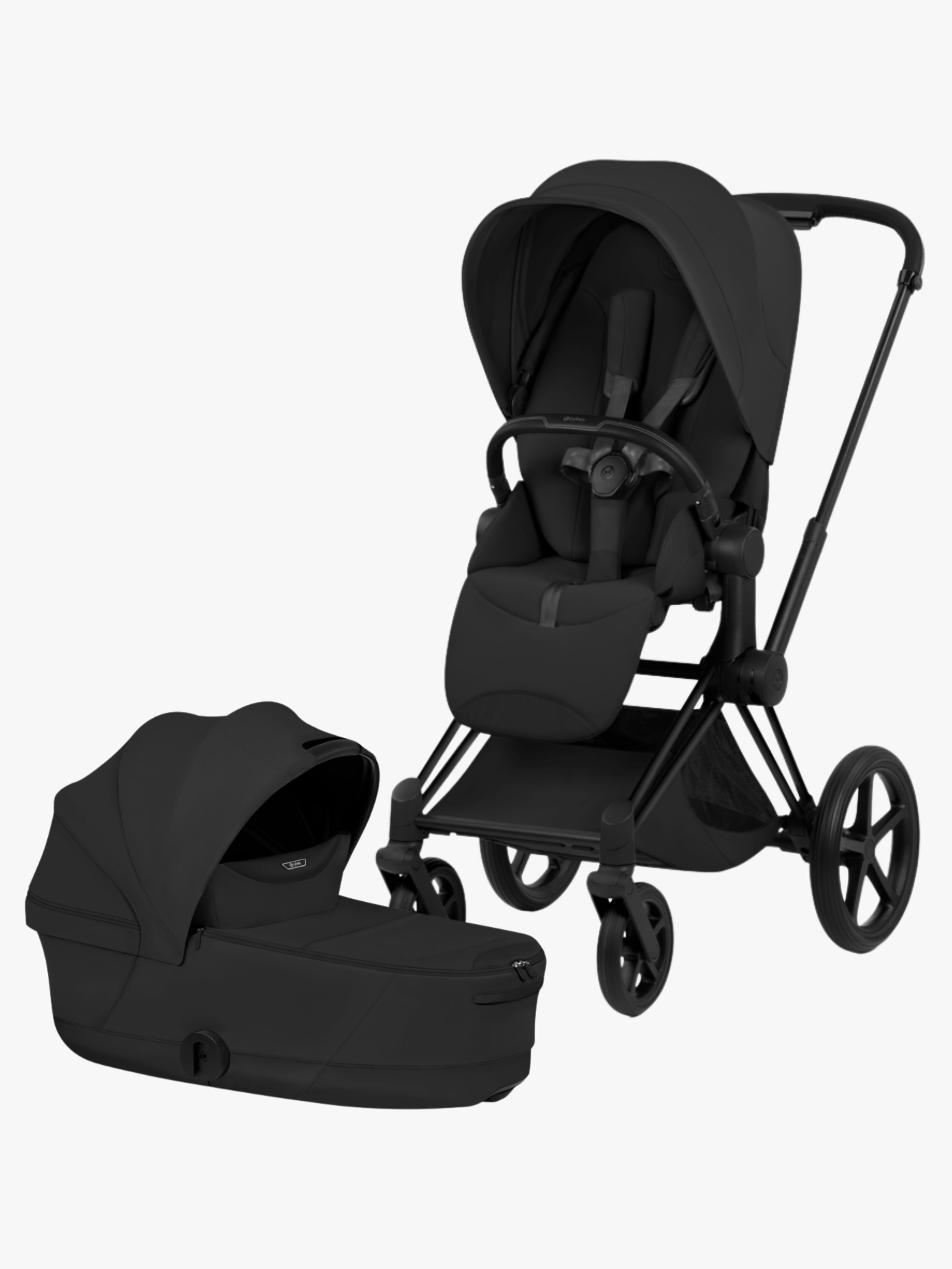 Cybex PRIAM Style Duovogn, Matt Black/Sepia Black