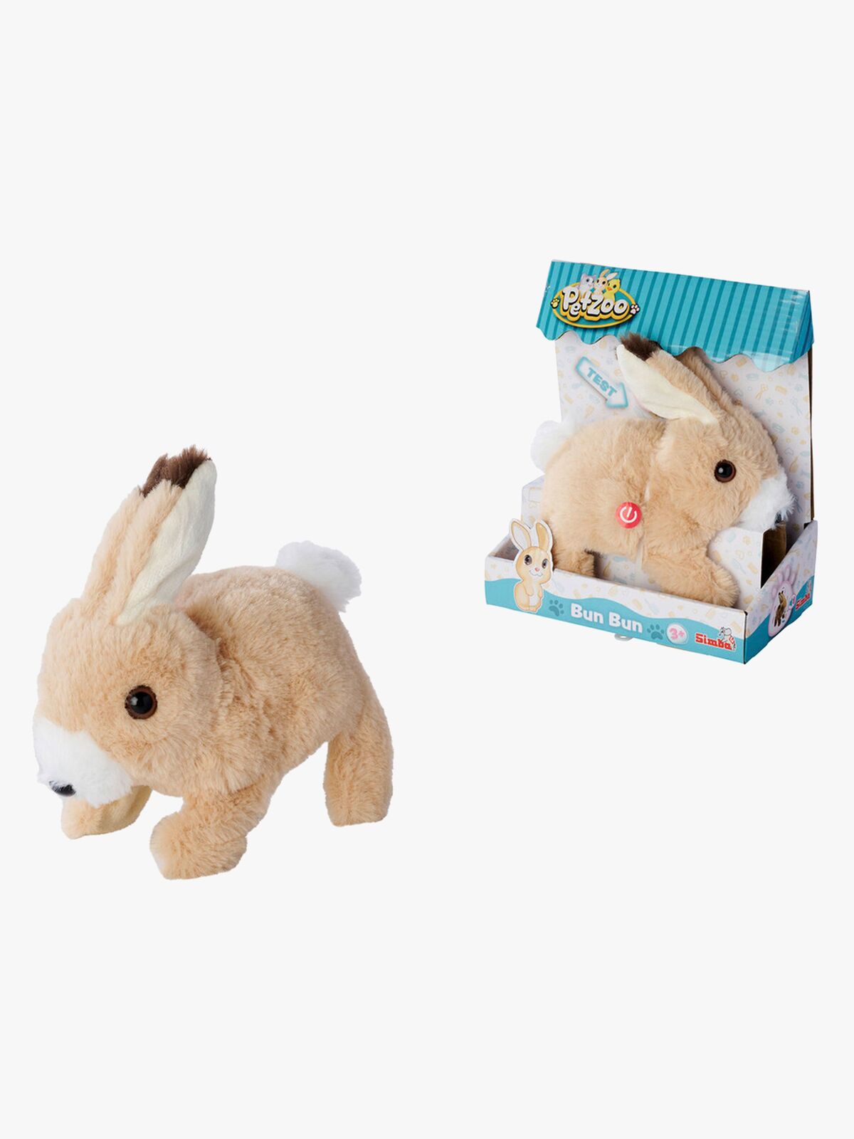 Simba Toys PetZoo Kanin med Lyde & Bevægelse