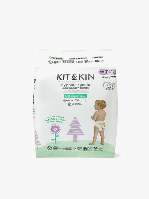Kit & Kin Eco Buksebleer Str. 7 17+ kg 16-pak