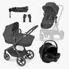 Cybex EOS Lux Duovogn inkl. Axkid GOKID Autostol Baby & Base, Moon Black