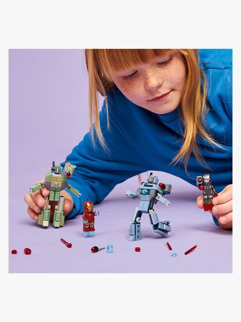 LEGO Super Heroes 76320 Iron Man og War Machine mod Hammer-droner