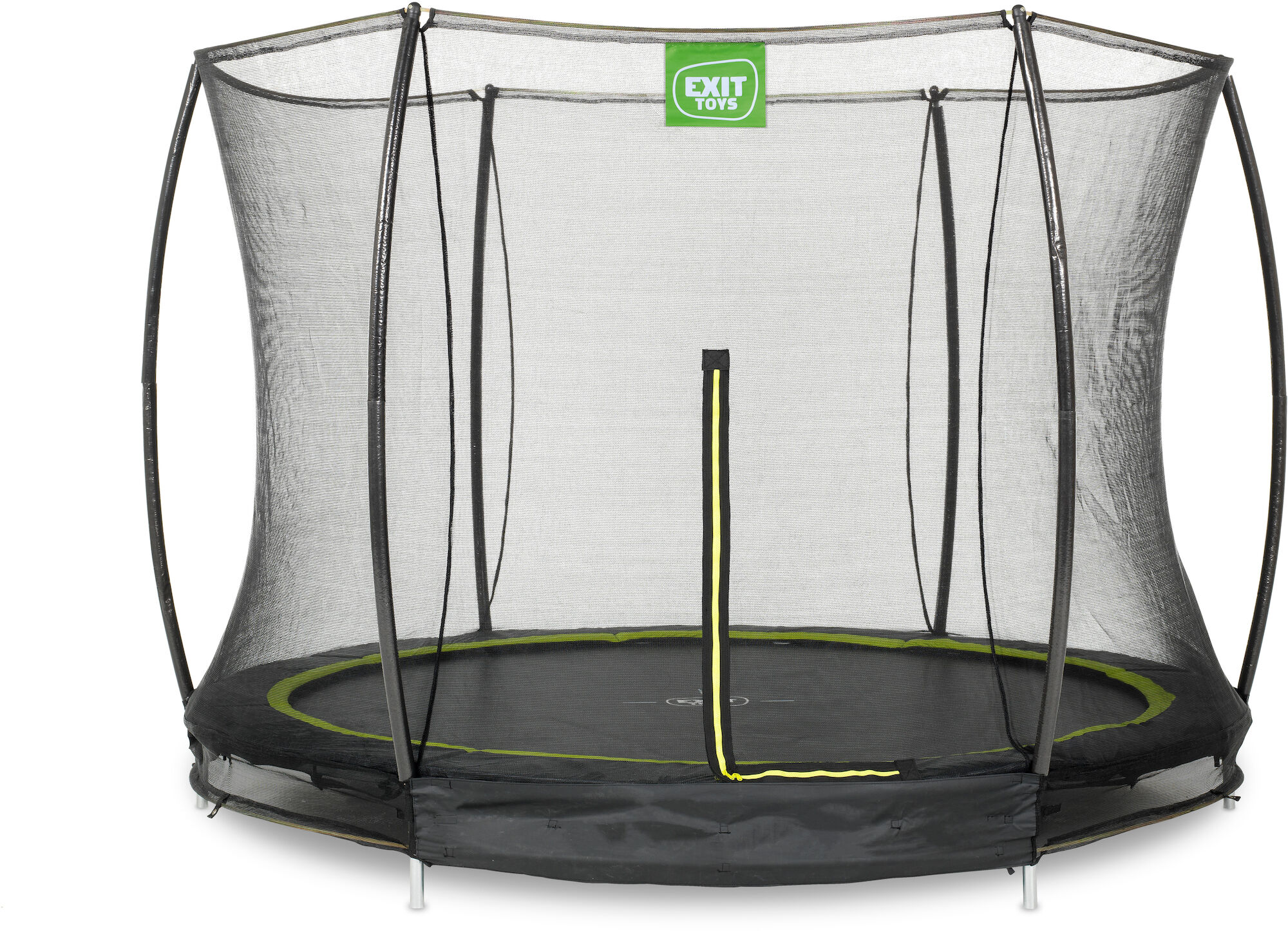 Valg grit pad Køb EXIT Silhouette InGround Trampolin med Sikkerhedsnet 244 cm | Jollyroom