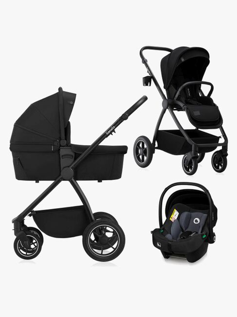 Lionelo Meril 3-in-1 Kombivogn, Black Onyx