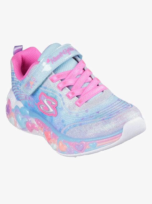 Skechers ETERNAL HEART LIGHTS  Blinkende Sneakers, Blå