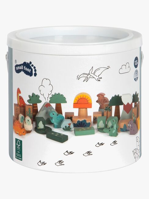 Small Foot Dino Byggeklodser i Træ 50 Stk.