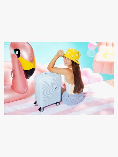 American Tourister Soundbox Mini Kuffert 22L, Pastel Blue