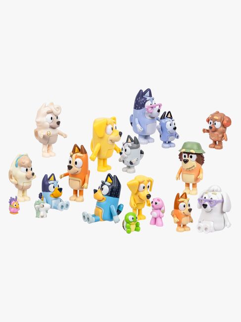 Bluey Figursæt Familie & Venner 18 Stk.
