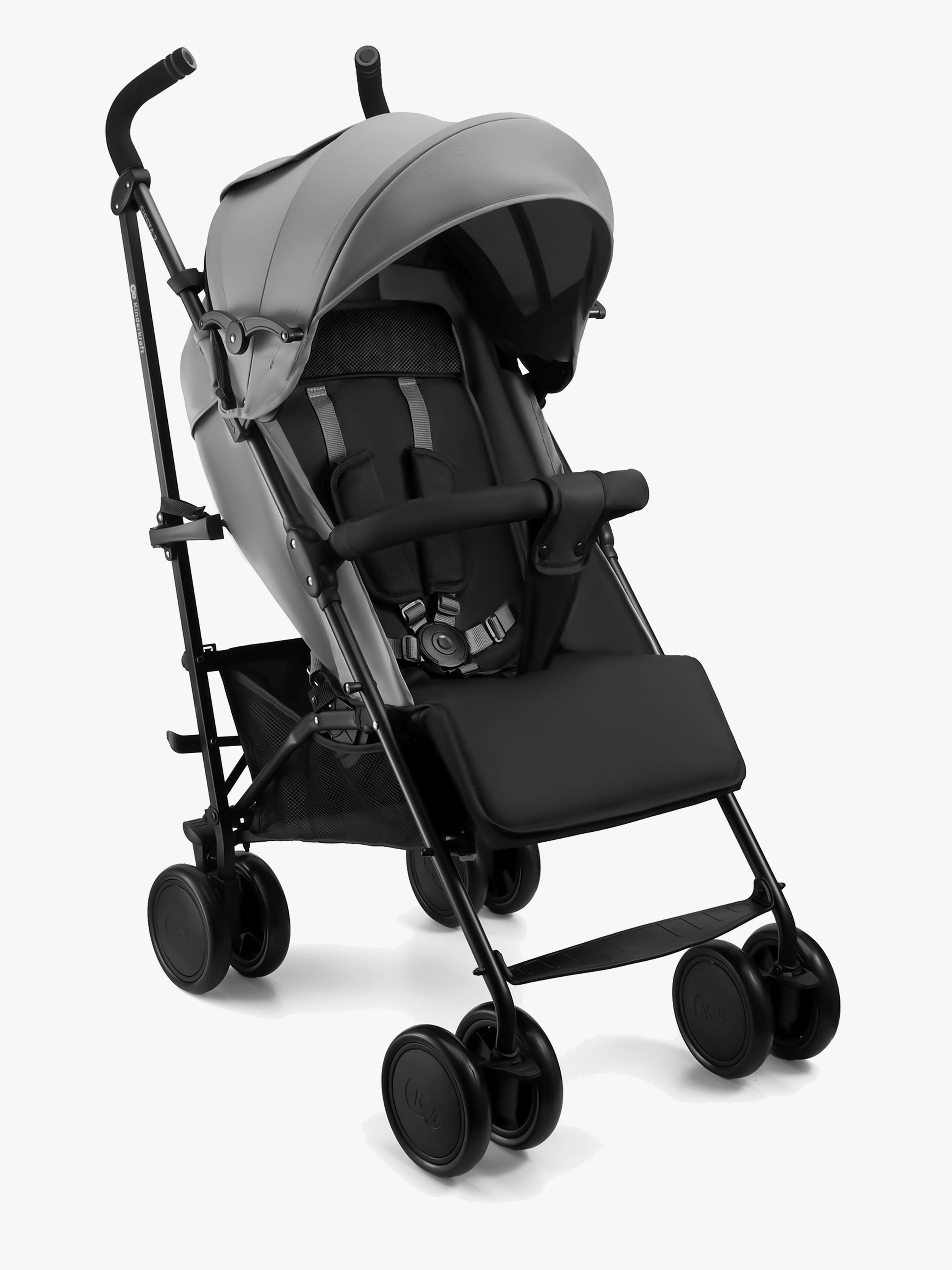Kinderkraft SIESTA 2 Paraplyklapvogn, Moonlight Grey