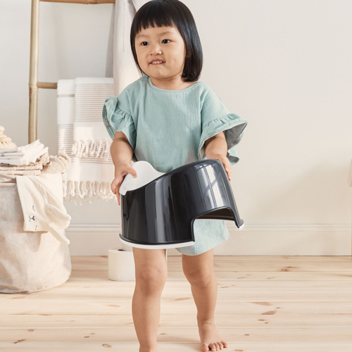 BabyBjörn Smart Potte, Sort/Hvid