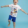 Paw Patrol T-shirt & Shorts Sæt, Hvid