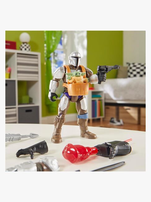 Star Wars Mixmashers Figur Mando And Grogu Deluxe