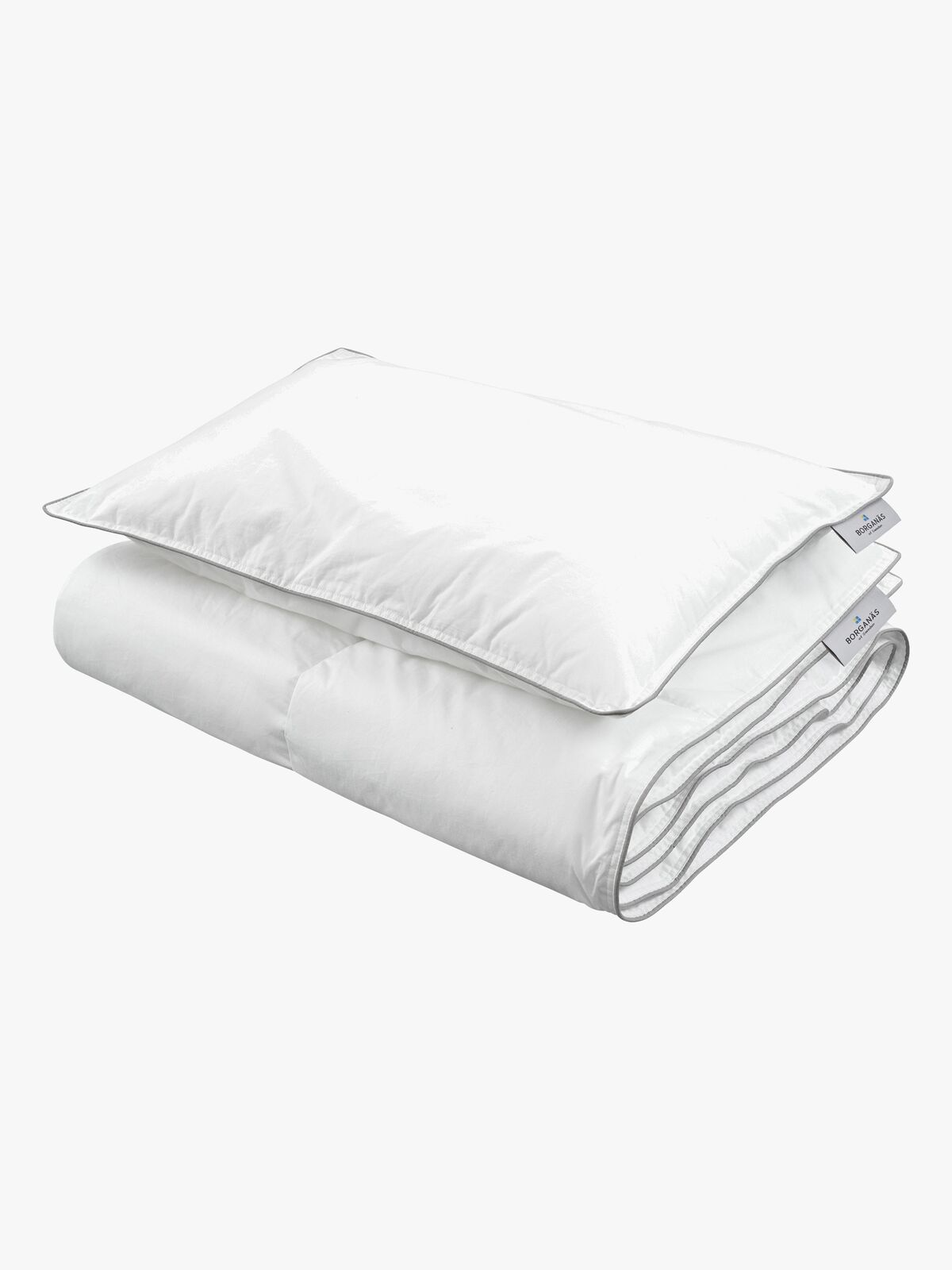 Borganäs Dyne og Hovedpude Luksusfiber Tremmeseng 100x130