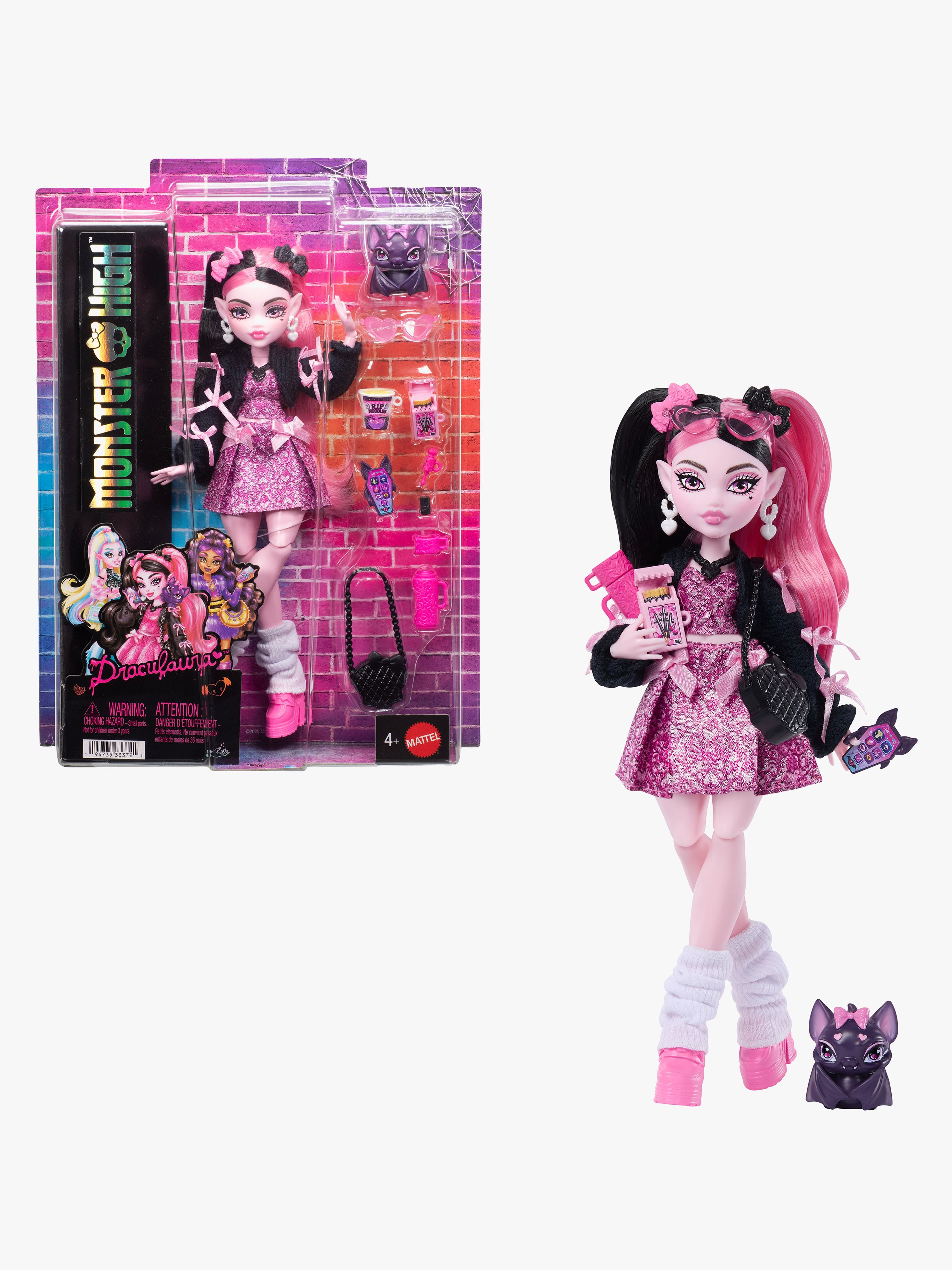 Monster High Core Dukke Draculaura &  Count Fabulous