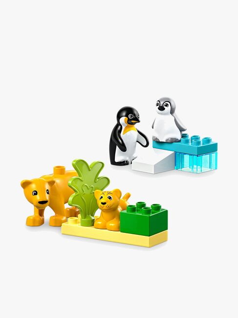 LEGO DUPLO Town 10442 Vilde dyrefamilier: pingviner og løver