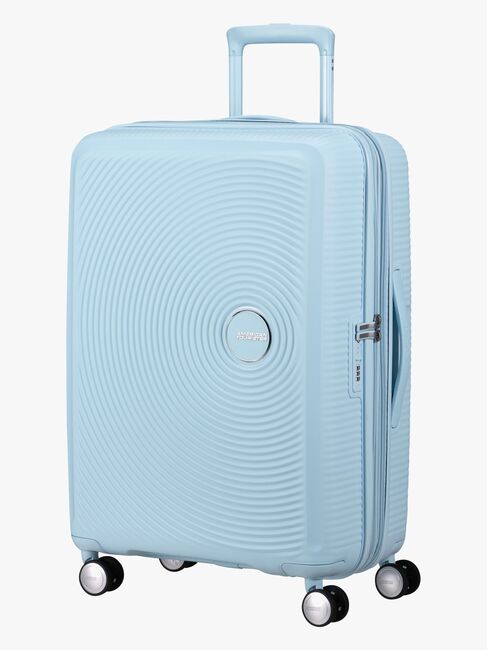 American Tourister Soundbox Spinner Kuffert 71,5L, Pastel Blue