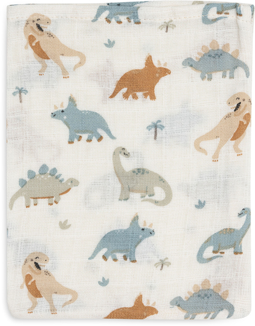 Jollein Vaskehandske Musselin 3-pak, Roarsome