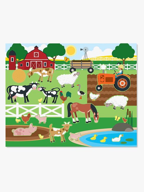 Melissa & Doug Genanvendelig Klistermærkebog Dyr