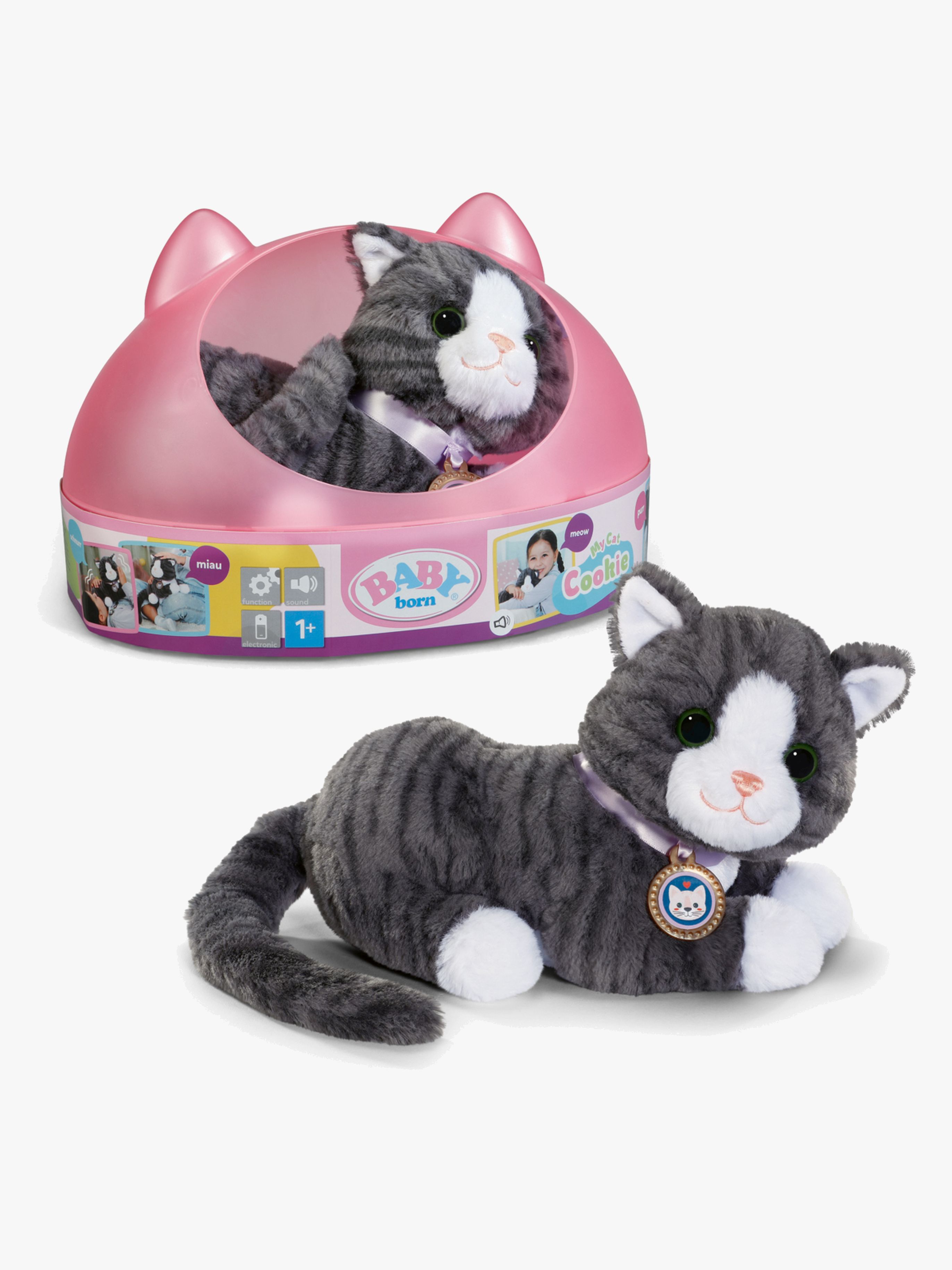 BABY born My Cat Cookie Bamse med Boks