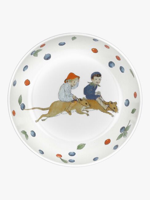 Elsa Beskow Putte I Blåbærskoven  Stor Skål