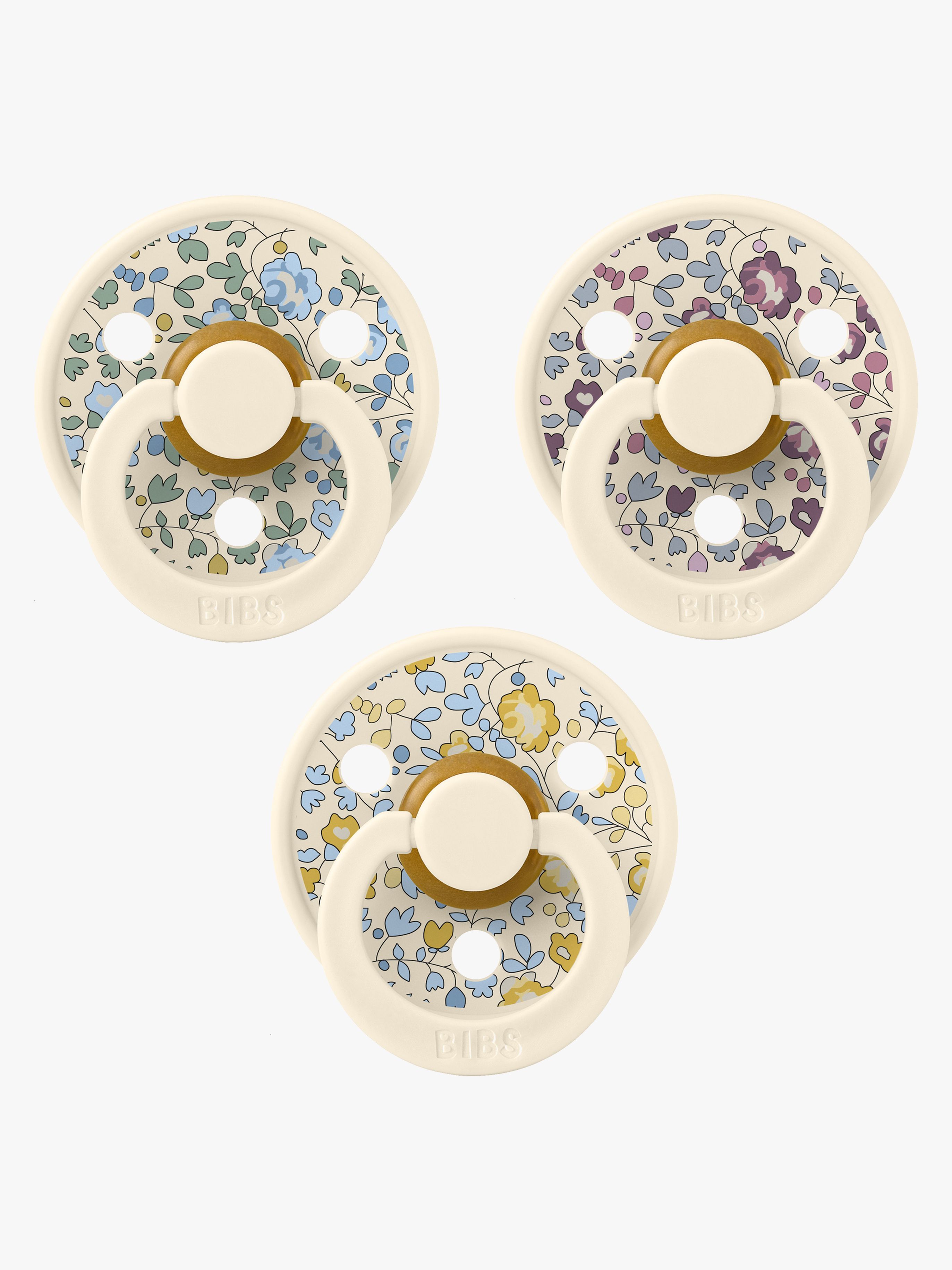 BIBS Try-it Colour Sut 3-Pak Str. 1, Liberty/Eloise