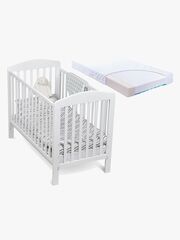 JLY ELLA Dream Lux Tremmeseng med Madras, Hvid