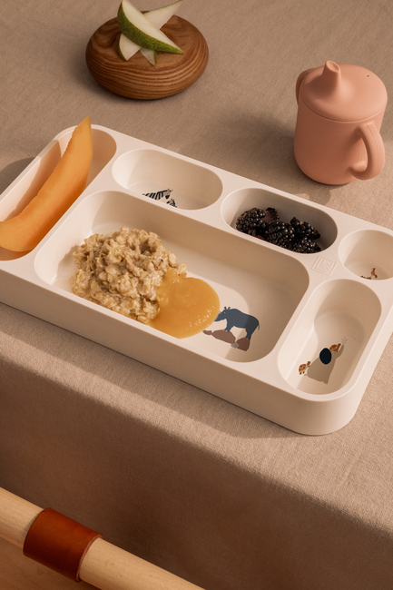 LIEWOOD Mosu Opdelt Tallerken, All together/Sandy