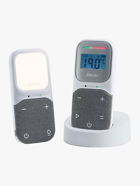 Alecto DBX140 Babyalarm, Hvid/Grå