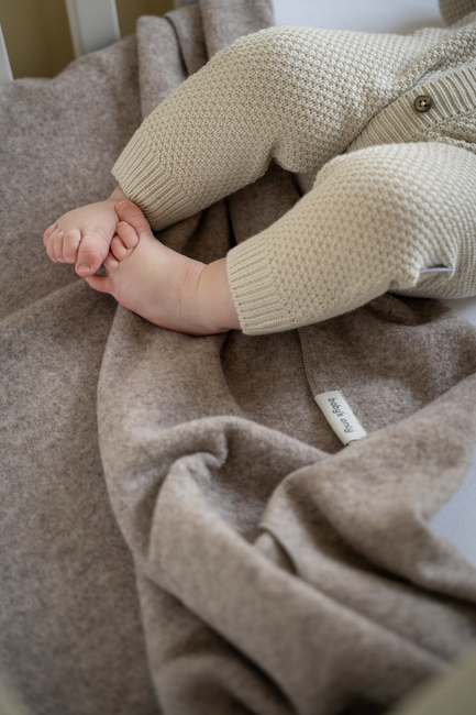 Baby's Only Cot Tæppe Merinould TOG 1, Brushed Sand