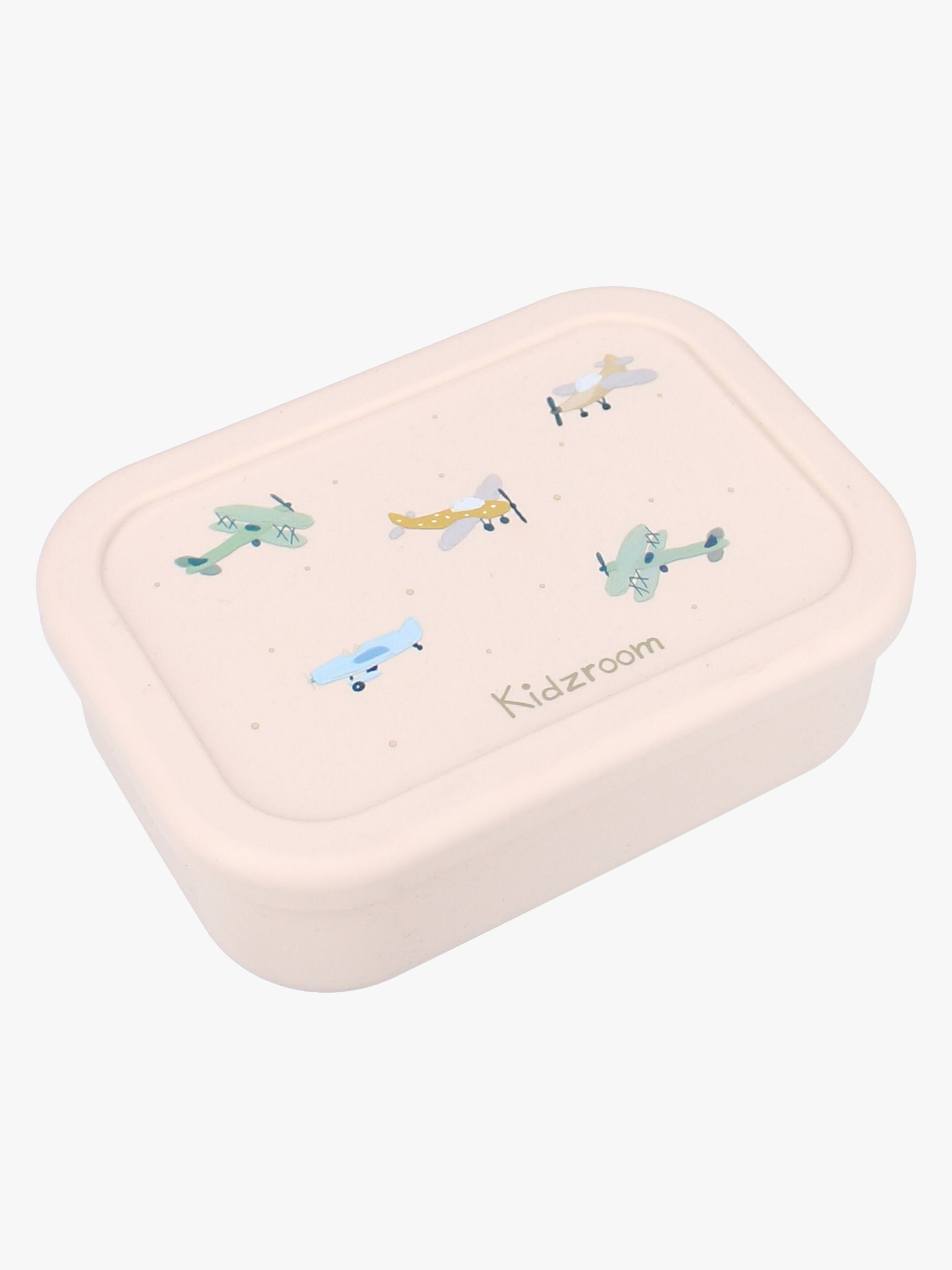 Kidzroom Silikone Madkasse Small Talk, Beige